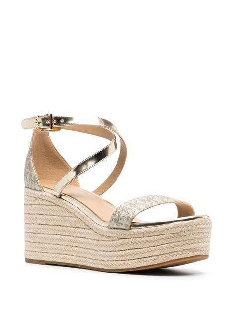 michael kors sandalen sleehak|michael kors casual sandals.